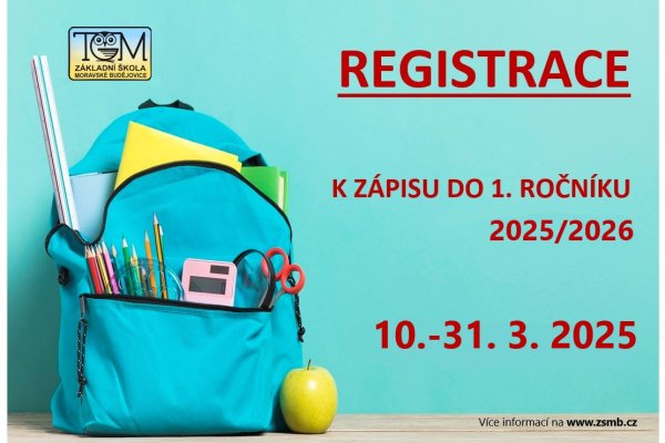 Registrace do 1. ročníku 2025/2026